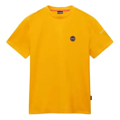 Napapijri Badge T-Shirt Orange Oranžová