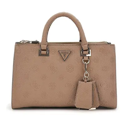 Guess Status Satchel Hnědá