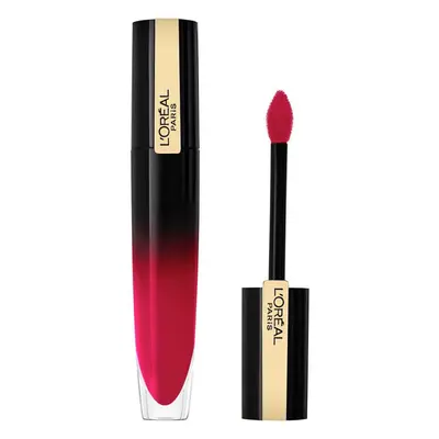 L'oréal Signature Lacquered Liquid Lipstick - 312 Be Powerful Hnědá