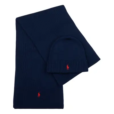 Polo Ralph Lauren HATSCARFGBOX-COLD WEATHER-HAT Tmavě modrá