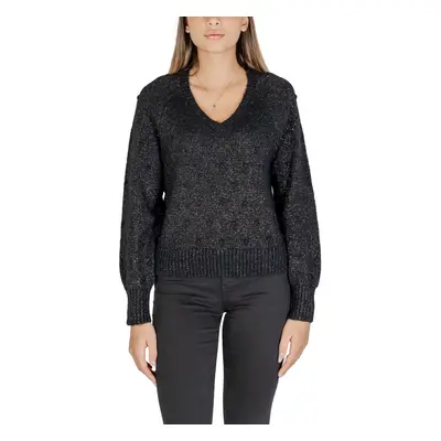 Vila VITULI L/S V-NECK GLITER KNIT TOP/PB 14098057 Černá