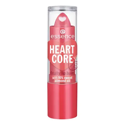 Essence Heart Core Fruity Lip Balm - 02 Sweet Strawberry Růžová