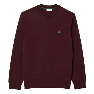 Lacoste Fleece Crew Sweatshirt Bordeaux ruznobarevne