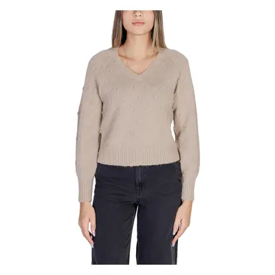 Vila VITULI L/S V-NECK GLITER KNIT TOP/PB 14098057 Zlatá