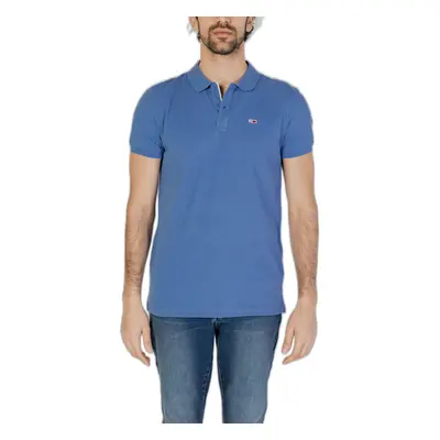 Tommy Hilfiger SLIM PLACKET DM0DM18312 Modrá