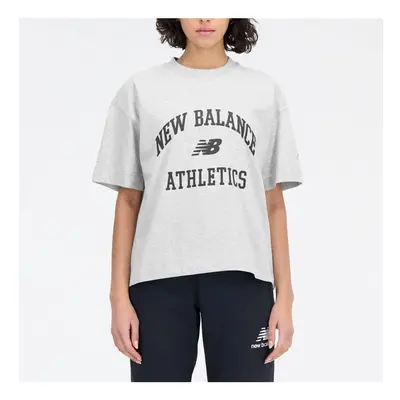 New Balance ATHLETICS VARSITY SHIRT Šedá