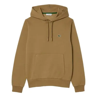 Lacoste Fleece Hoodie Brown Hnědá