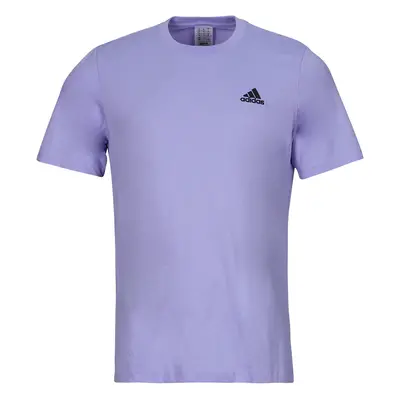 adidas Essentials Single Jersey Embroidered Small Logo T-Shirt Fialová