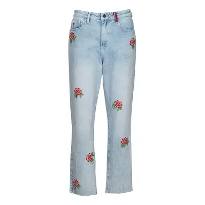 Desigual DENIM_MY FLOWER Modrá