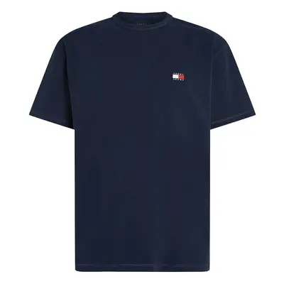 Tommy Jeans Badge Crew T-Shirt Dark Night Navy Modrá