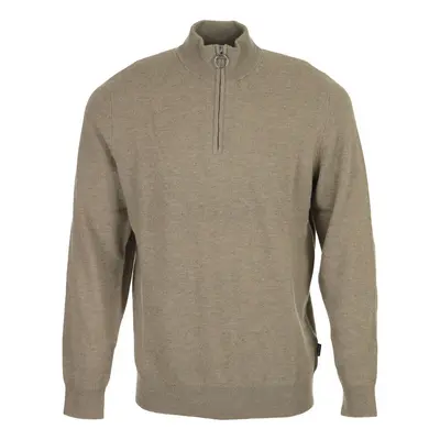 Barbour Marlow Half Zip Sweater Béžová