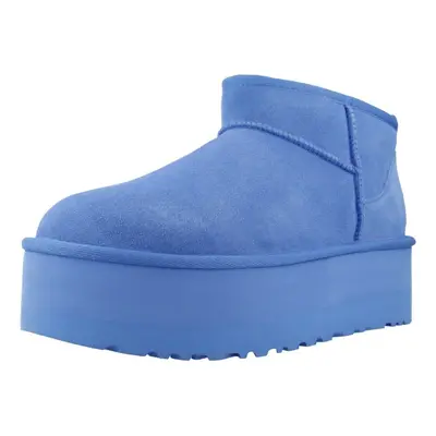 UGG CLASSIC ULTRA MINI PLATF Modrá