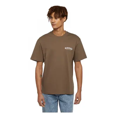 Dickies builder tee ss Hnědá