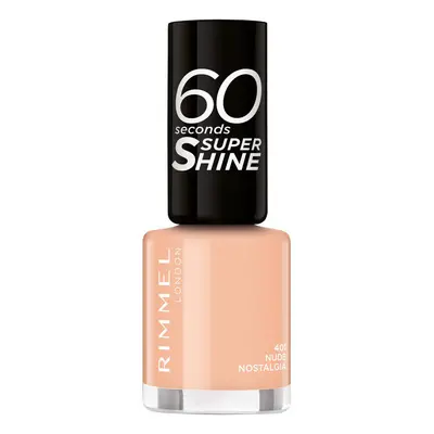 Rimmel London 60 Seconds Super Shine Nail Polish - 401 Nude Nostalgia Béžová