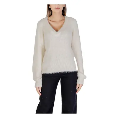 Vero Moda VMNERA LS V-NECK PULLOVER BOO 10310874 Bílá