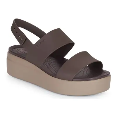 Crocs CROCS BROOKLYN LOW WEDGE W Hnědá