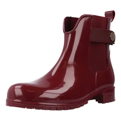 Tommy Hilfiger ANKLE RAINBOOT WITH META Bordó