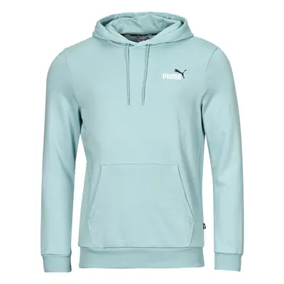 Puma ESS+ 2 COL SMALL LOGO HOODIE TR Modrá