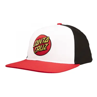 Santa Cruz Classic dot snapback Bílá