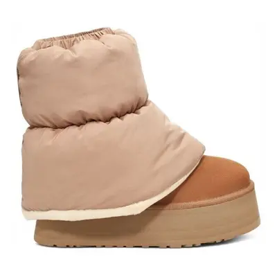 UGG 1158275 CLASSIC MINI DIPPER PUFFER Hnědá