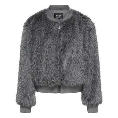 Only Onlmanny Faux Fur Cc Otw 15322405 Šedá