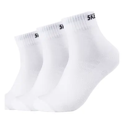 Skechers 3PPK Unisex Mesh Ventilation Quarter Socks Bílá