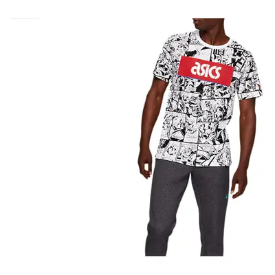 Asics TF M Graphic SS 1 Tee Bílá