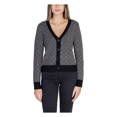 Vero Moda VMARIA ART LS V-NECK CARDIGAN GA 10314507 Černá