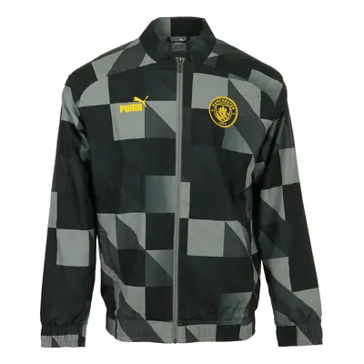 Puma MCFC Prematch Jacket Černá