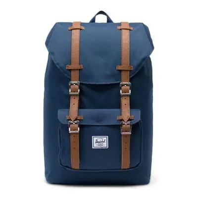 Herschel Little America Mid Volume Backpack - Navy Tan Modrá