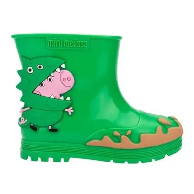 Melissa MINI Welly + Peppa Pig Boots - Green/Beige Zelená