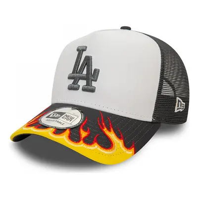 New-Era Mlb flame trucker losdod Šedá