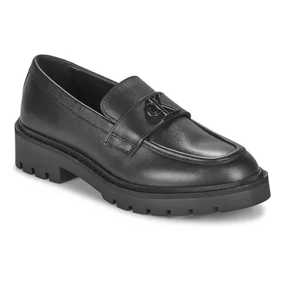 Calvin Klein Jeans FLATFORM LOAFER HW MGLTH Černá