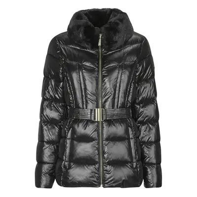 MICHAEL Michael Kors PACKABLE JACKET W FX FUR TRIM Černá