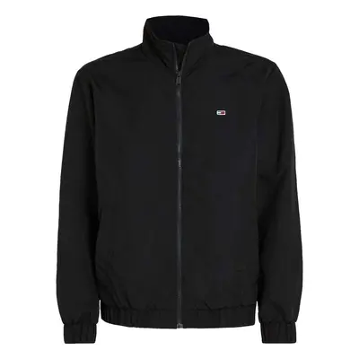 Tommy Jeans Essential Zip Windbreaker Jacket Black Černá