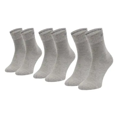 Skechers 3PPK Mesh Ventilation Socks Šedá