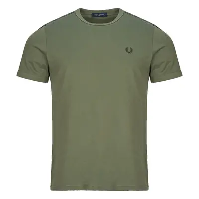 Fred Perry CONTRAST TAPE RINGER Zelená