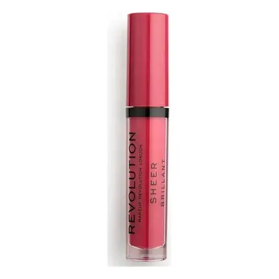 Makeup Revolution Sheer Brilliant Lip Gloss - 141 Rouge Červená