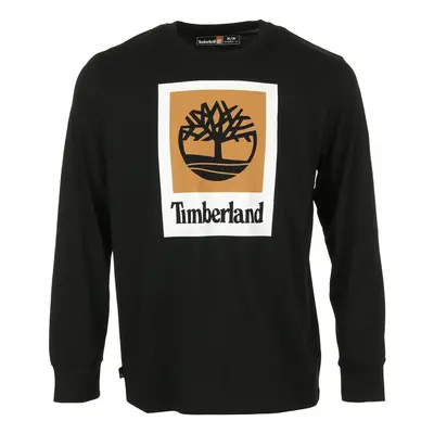 Timberland Colored Long Sleeve Tee Černá