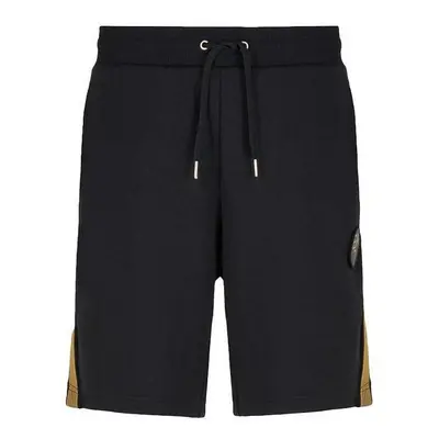 Ea7 Emporio Armani World Of Football Bermuda Shorts - Black Černá