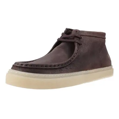 Fred Perry DAWSON MID WAXED SUEDE Hnědá