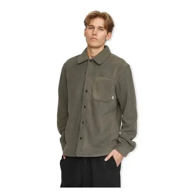 Rvlt Revolution Fleece Overshirt 3118 - Grey Šedá