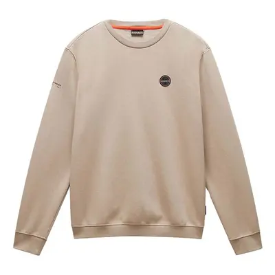 Napapijri Badge Sweatshirt Beige Rocky Béžová