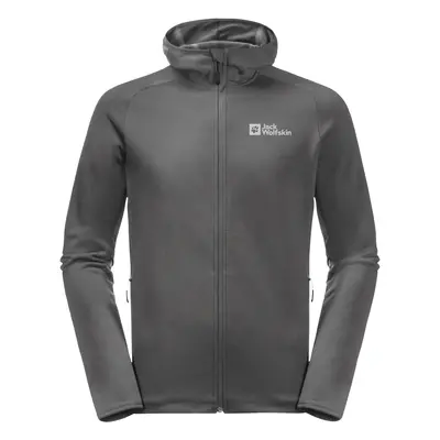 Jack Wolfskin Baiselberg Hooded FZ M Šedá