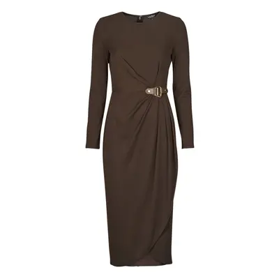 Lauren Ralph Lauren SABLISE-LONG SLEEVE-DAY DRESS Hnědá