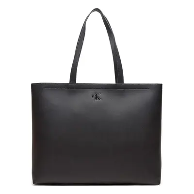 Calvin Klein Jeans MINIMAL MONOGRAM SLIM TOTE34 K60K612236 Černá