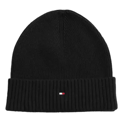 Tommy Hilfiger LAG PIMA COTTON BEANIE SCARF AM0AM12937 Černá