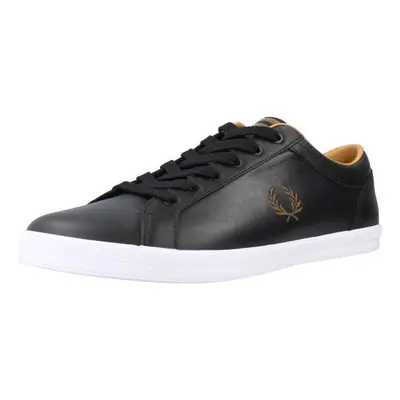 Fred Perry BASELINE LEATHER Černá