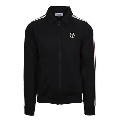 Sergio Tacchini Renshaw Tape Track Top Jacket Black Černá