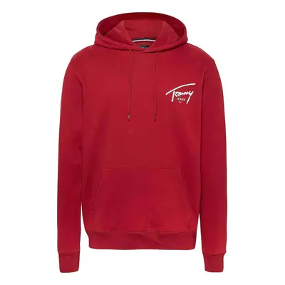 Tommy Jeans Signature Logo Graphic Hoodie Regatta Red ruznobarevne